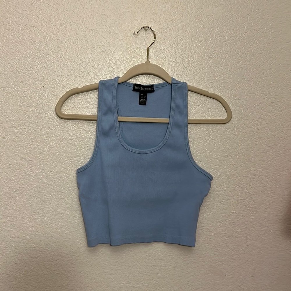 Blue Cropped Tank Top (!NEVER WORN!)